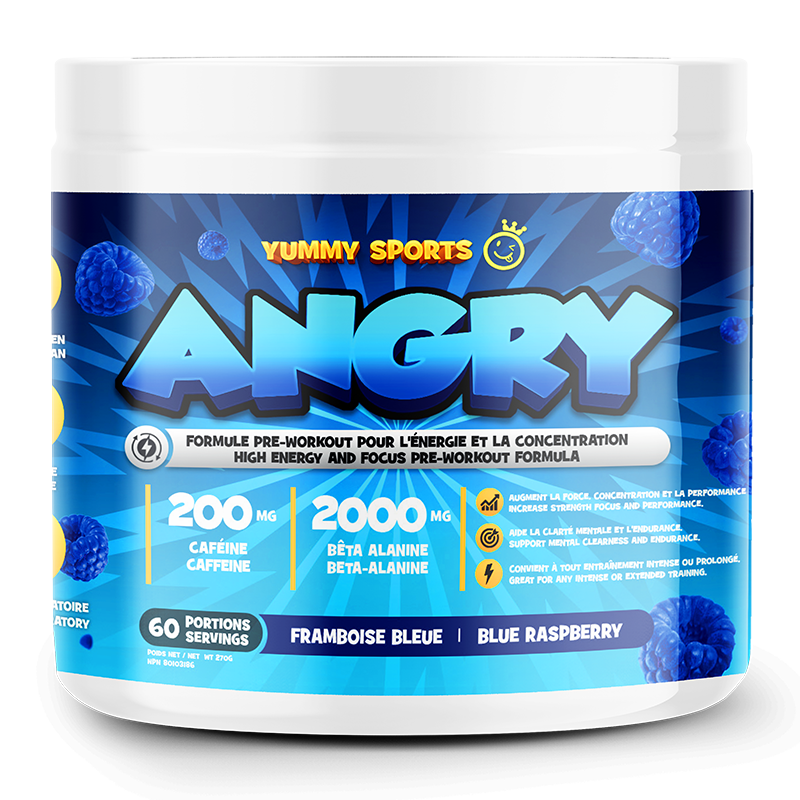 Angry Pre-Workout - Blue Raspberry