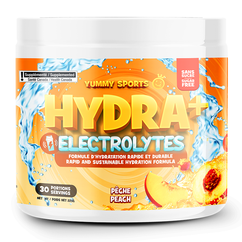 Hydra+ Electrolytes 30 servings - Peach