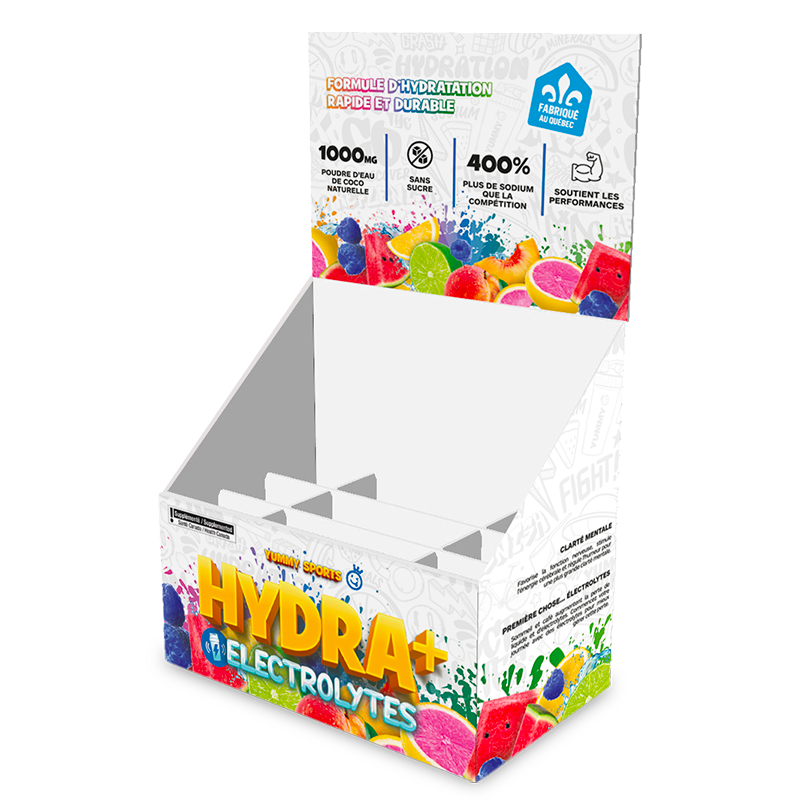 Yummy Sports Countertop Display for Hydra+ Sticks