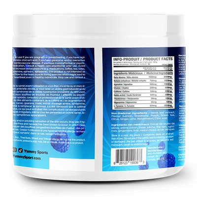 Angry Pre-Workout - Blue Raspberry