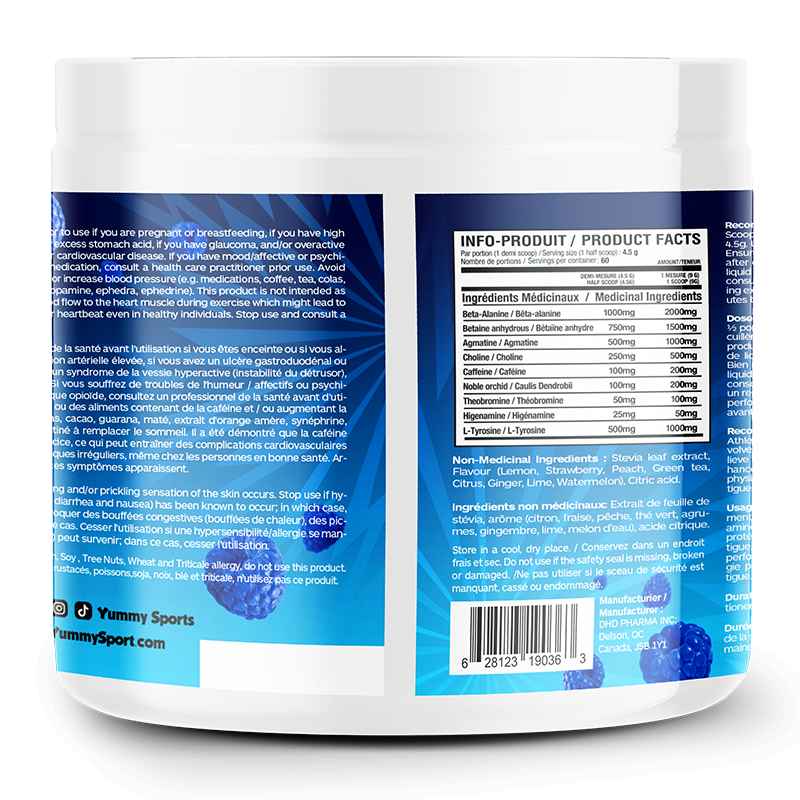 Angry Pre-Workout - Blue Raspberry