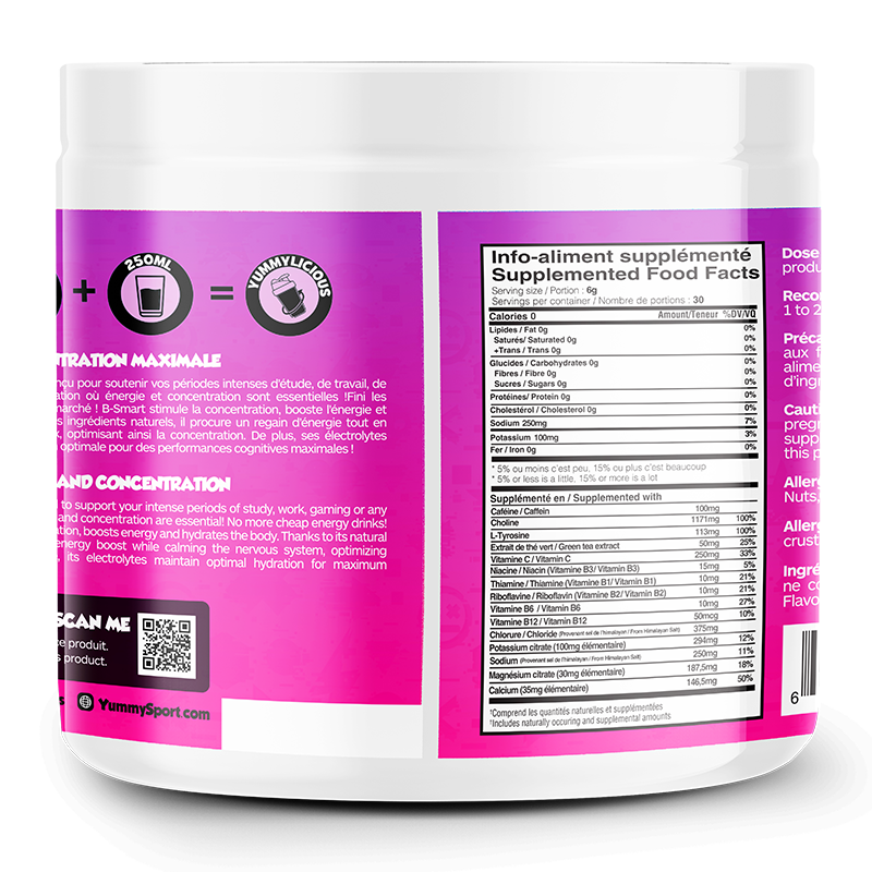 B-Smart Nootropics - Blue Raspberry