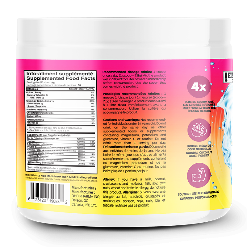 Hydra+ Electrolytes 30 servings - Pink Lemonade