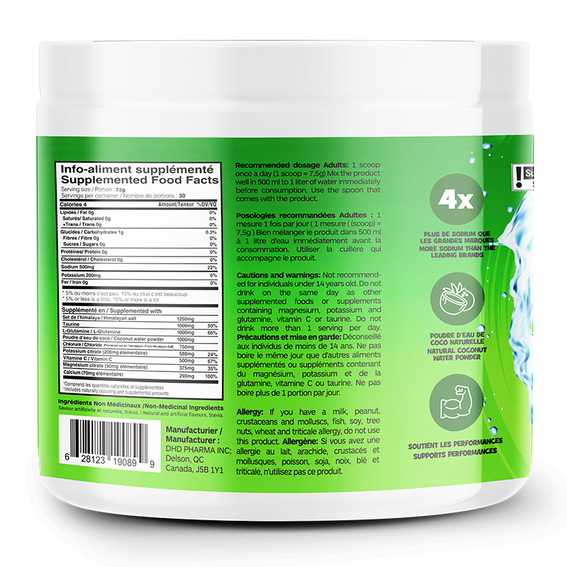 Hydra+ Electrolytes 30 servings - Watermelon