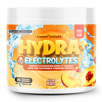 Hydra+ Electrolytes 30 servings - Peach