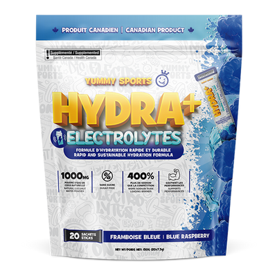Hydra+ Electrolytes - 20 sticks bag - Blue Raspberry