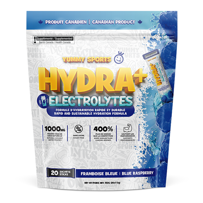 Hydra+ Electrolytes - 20 sticks bag - Blue Raspberry