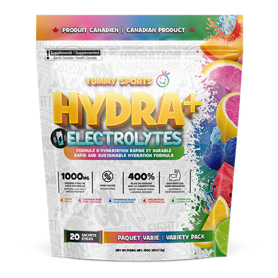 Hydra+ Electrolytes - 20 sticks bag - Mixed Flavors