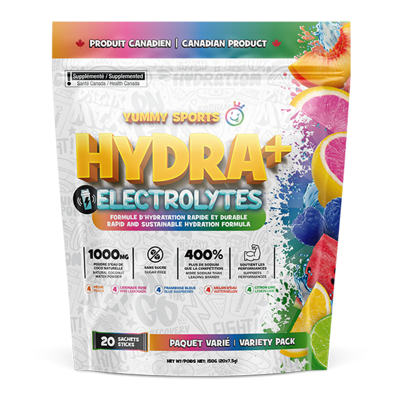 Hydra+ Electrolytes - 20 sticks bag - Mixed Flavors
